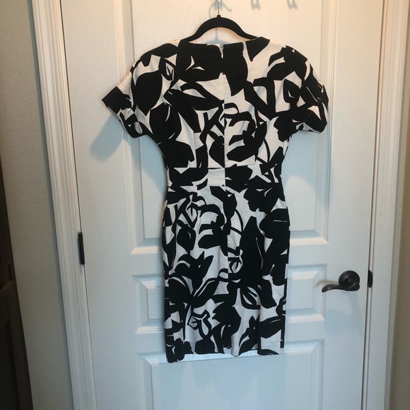 Halogen Black & White Pattern Dress - Picture 2 of 3